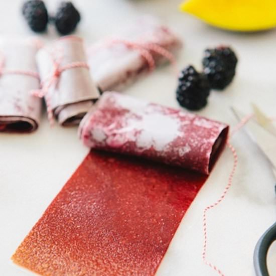 Blackberry Mango Fruit Leather