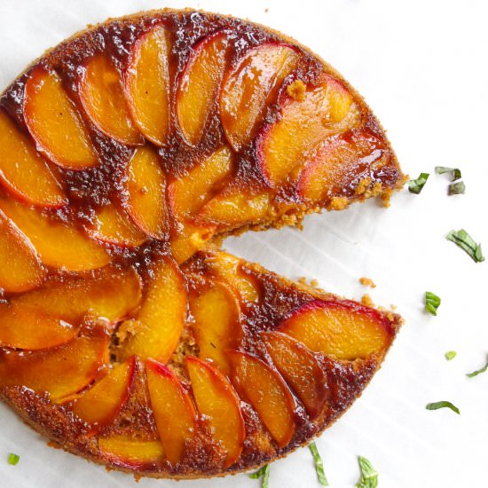 Nectarine Upside-Down Cake
