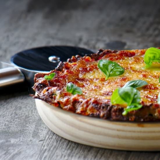Pizza with Zucchini Base