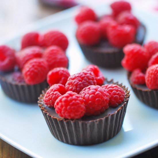 Chocolate Raspberry Cups