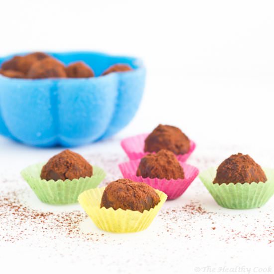 Chocolate Blueberry Truffles