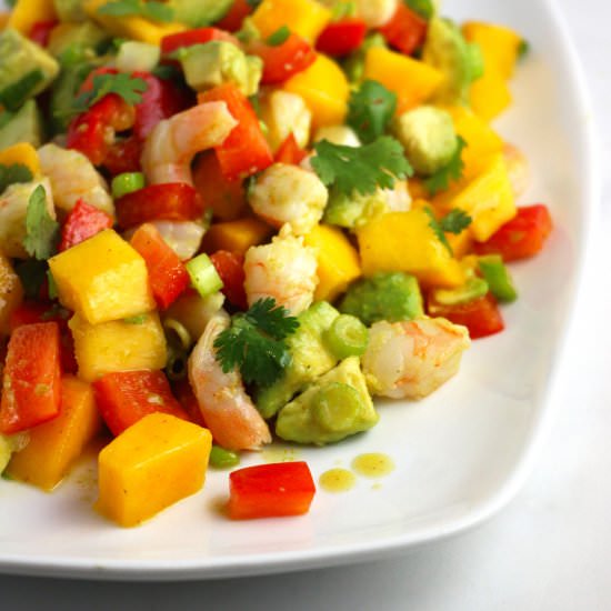 Shrimp, Mango and Avocado Salad