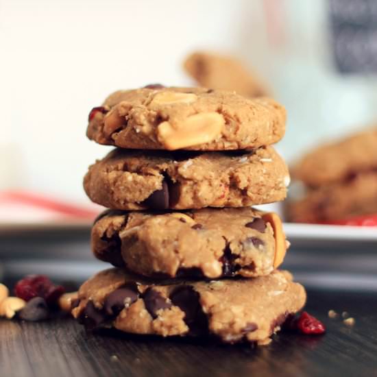 Coconut Cranberry Breakfast Cookies