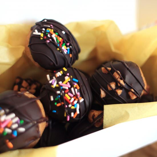PB & Chocolate Protein Bites