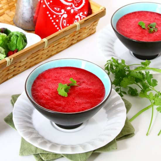 A Summery Borscht (Chilled Soup)