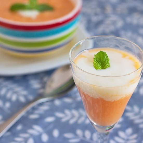Chilled Cantaloupe Soup