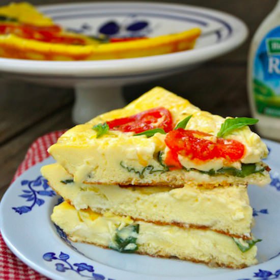 Fresh Caprese Frittata