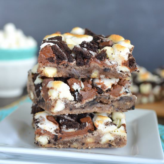 Cookies and Cream S’mores Bars