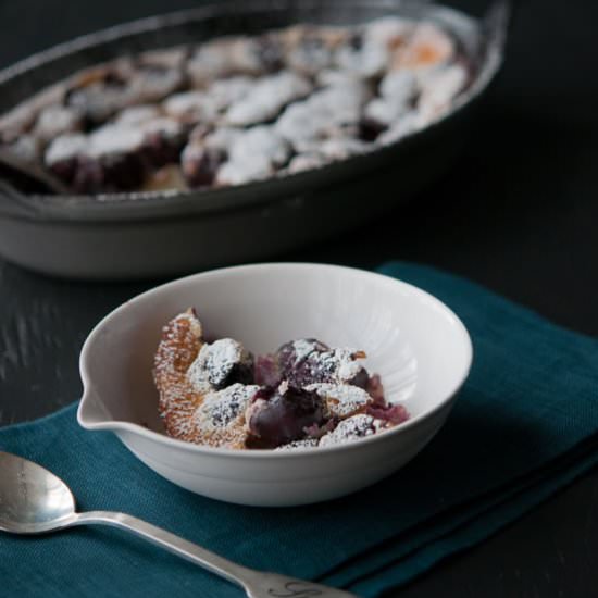 Ginger Cherry Claflouti
