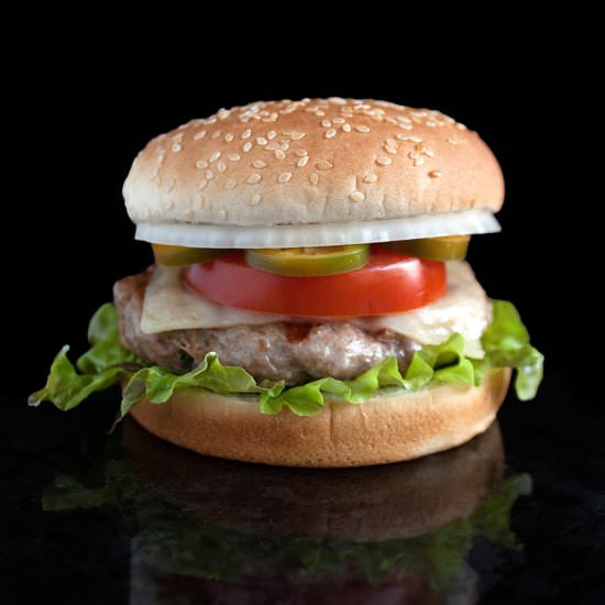 Tex-Mex Chicken Burgers