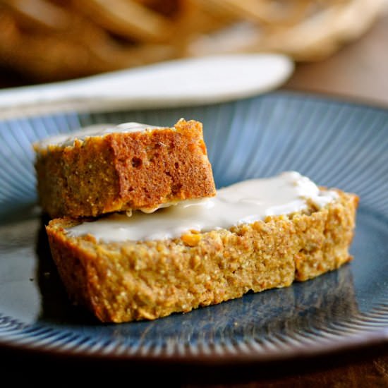 Sweet Carrot Bread with Rye Flour