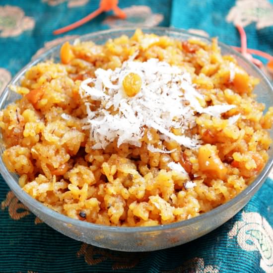 Indian Jaggery & Coconut Rice