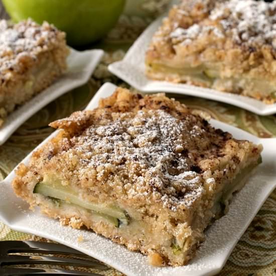 Apple Zucchini Crumb Bars