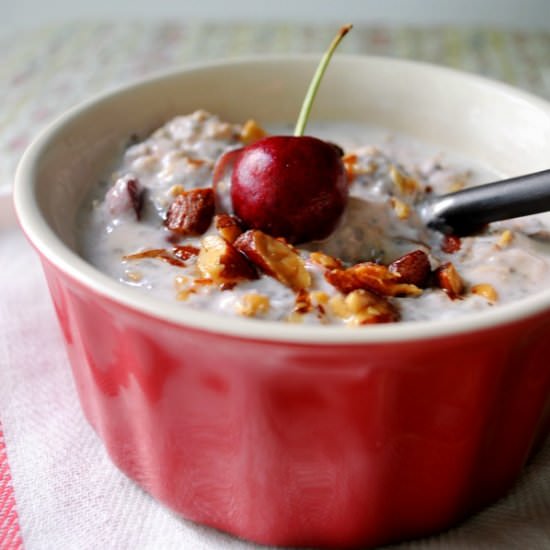 Cherry Overnight Oatmeal