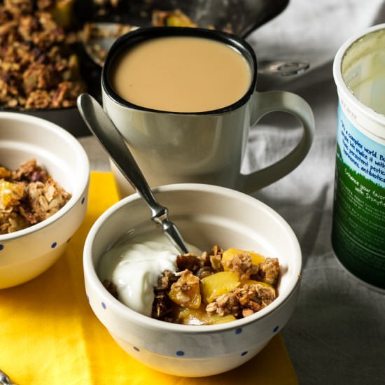 Peach Breakfast Crisp