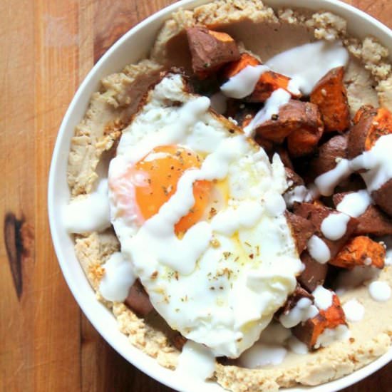 Hummus Breakfast Bowl