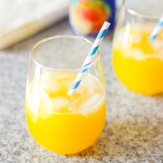 Skinny Orange Peach Sparkler
