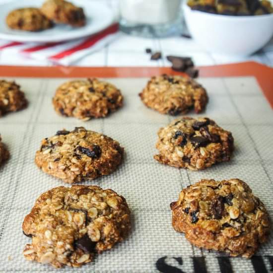 Chocolate Oatmeal Raisin Cookies