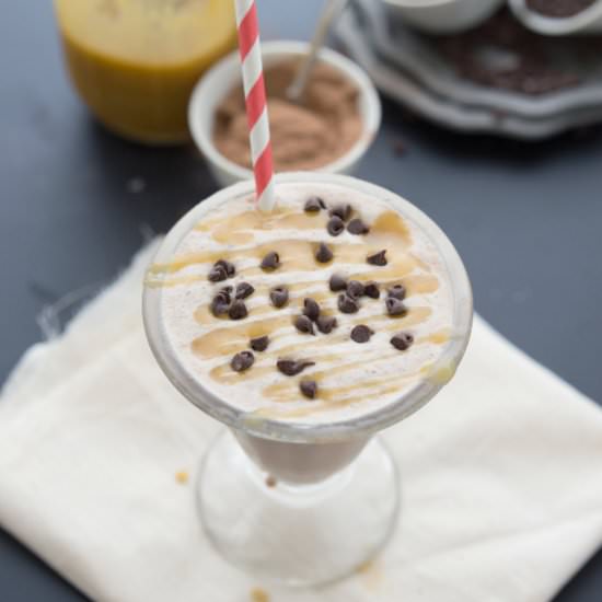 Caramel & Chocolate Milkshake
