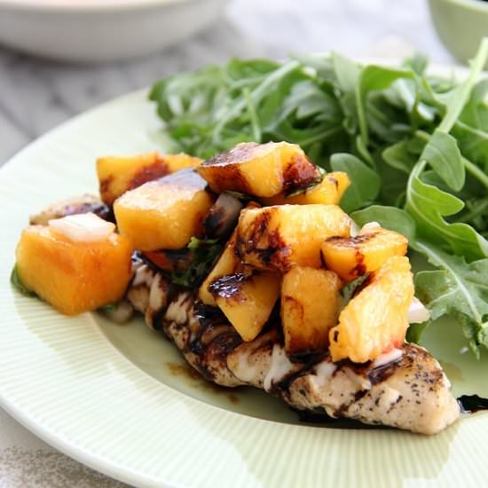 Peach Bruschetta Chicken