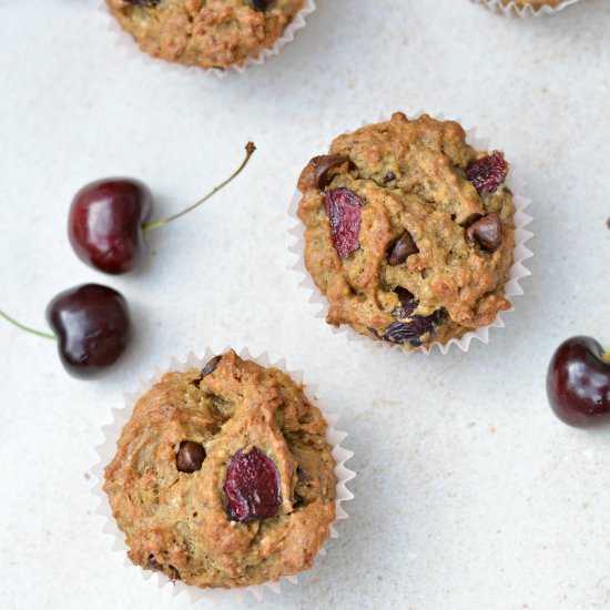 Cherry Chocolate Chip Muffins