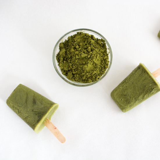 Matcha Yogurt Pops + A Giveaway
