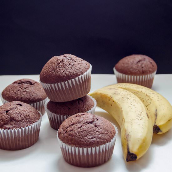 Chocolate Banana Muffins