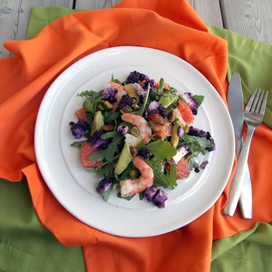 Shrimp, Avocado, and Grapefruit