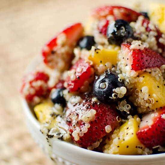 Fruit & Quinoa w/Citrus Poppy Seed