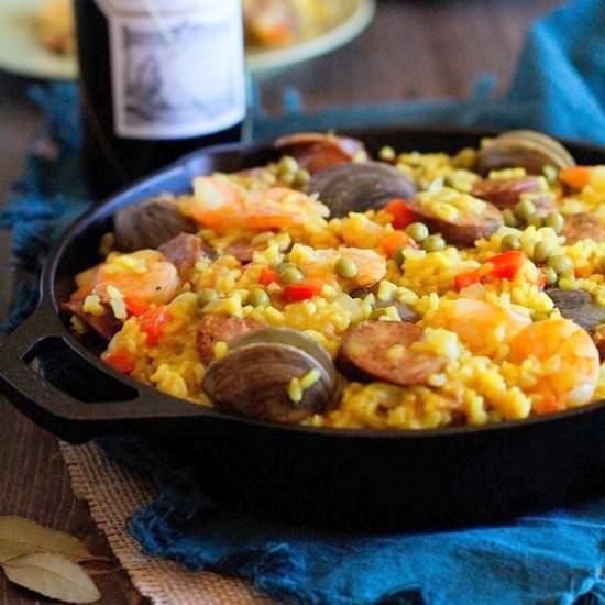 Seafood Spanish Paella