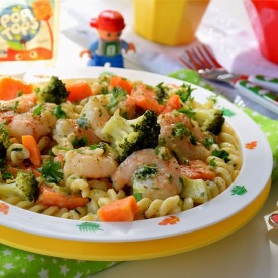 Garlic Prawn Spirals