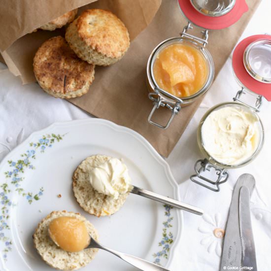 Grapefruit scones