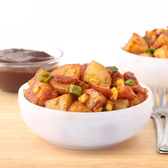 Apple Butter BBQ Potato Salad