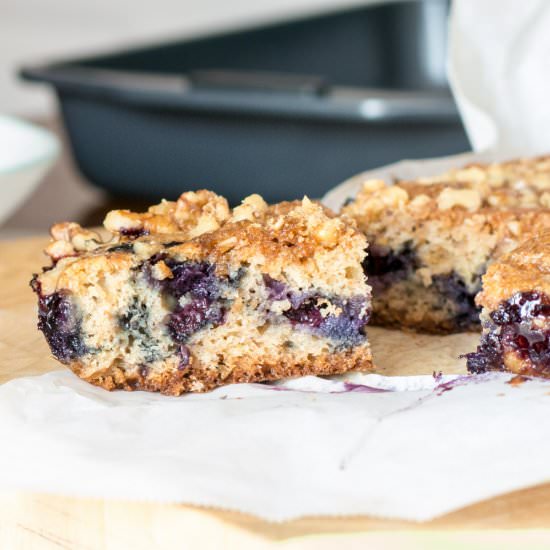Blueberry Basil Coffeecake