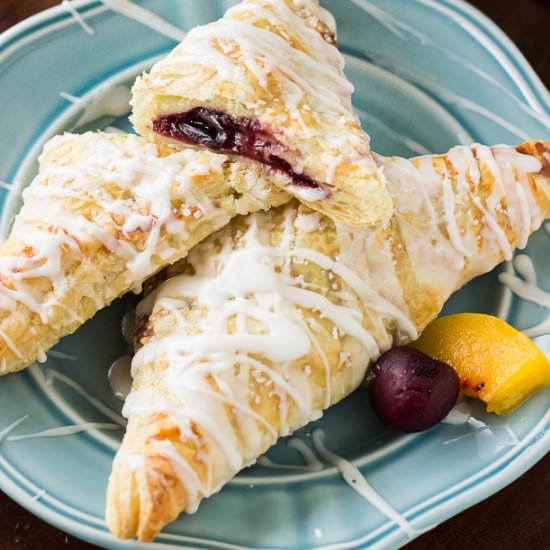 Cherry Peach Turnovers