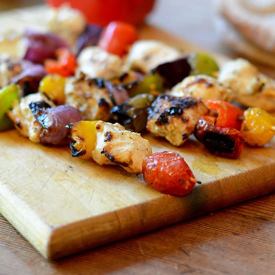 Greek Chicken Kabobs