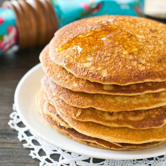 Honey Wheat Pancakes