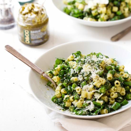 Five Ingredient Simple Green Pasta