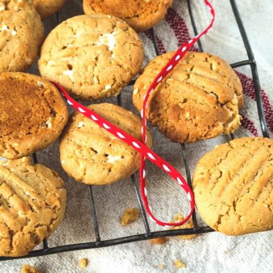 Peanut Butter Nougat Cookies