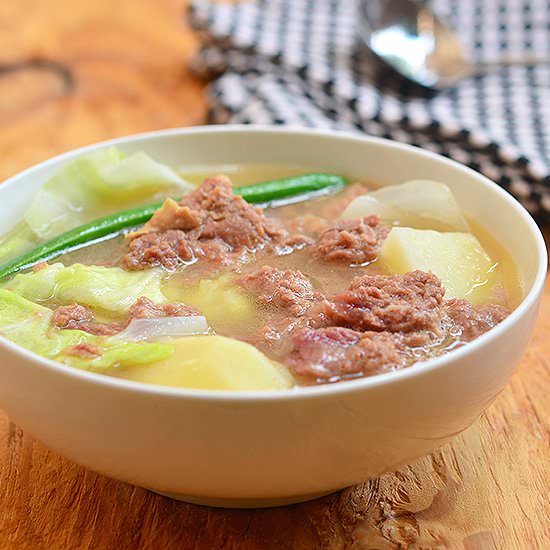 Corned Beef Nilaga