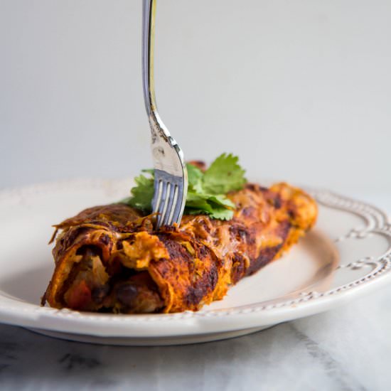 Black Bean Enchiladas