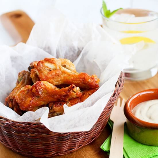 Oven Crisp Buffalo Wings