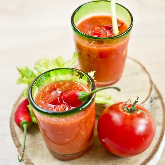Gazpacho with Chili and Celery