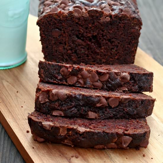 Double Chocolate Zucchini Bread