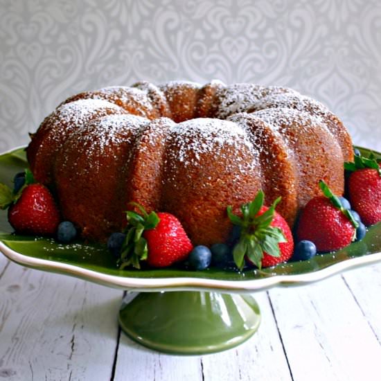 Easy Rum Orange Cake