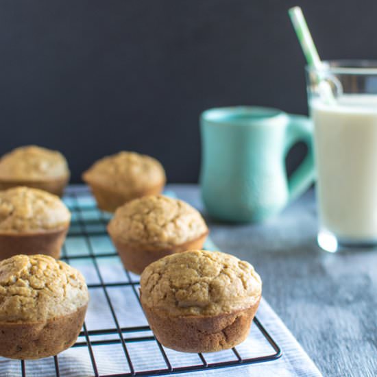 Vegan Banana Nut Muffins