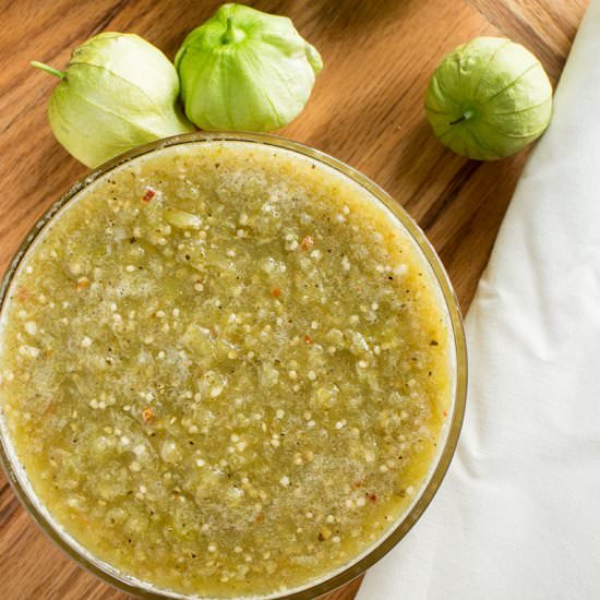 Easy Tomatillo Salsa Verde Recipe