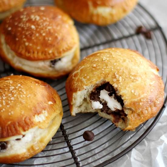 S’mores Pretzel Hand Pies