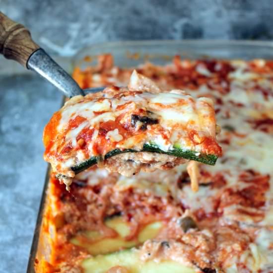 Low Carb Zucchini Lasagna