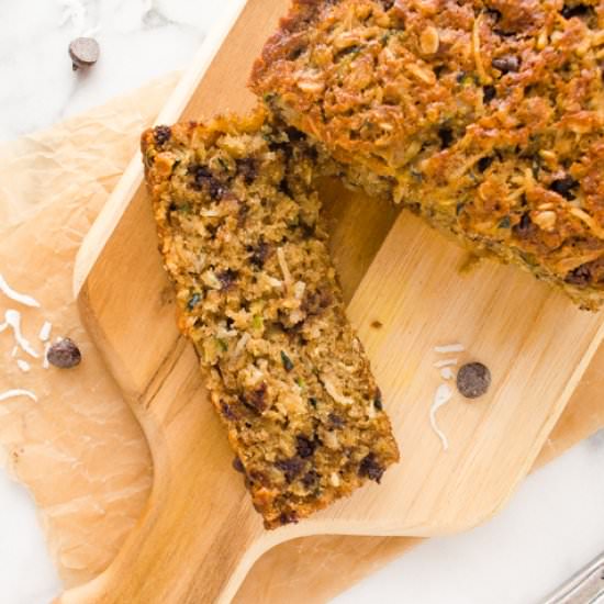 Oatmeal Coconut Zucchini Bread